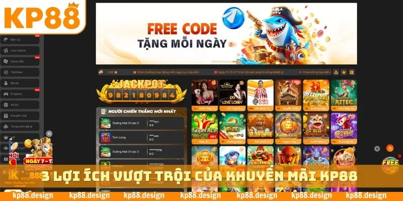 3 lợi ích vượt trội của khuyến mãi KP88